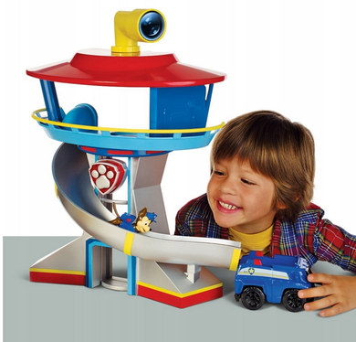 Paw Patrol, turnul de comanda, set de vehicul cu figurina