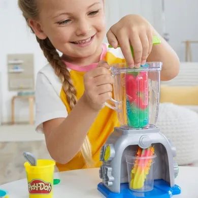 Play-Doh, Smoothies Blender, 5 tuburi si accesorii, set creativ