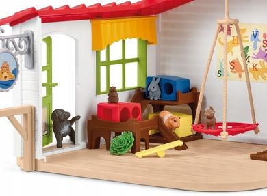 Schleich, Farm World, Hotel pentru animale, set, 42607