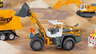 Siku, Super, Liebherr L 566, incarcator pe roti, macheta, S3561