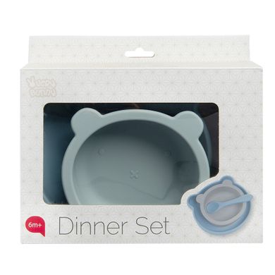 Smiki, Very Bunny, set de vase din silicon, albastru