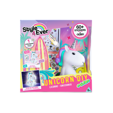 Smiki, Vinyl Design, Unicorn, pusculita, DIY, albastru