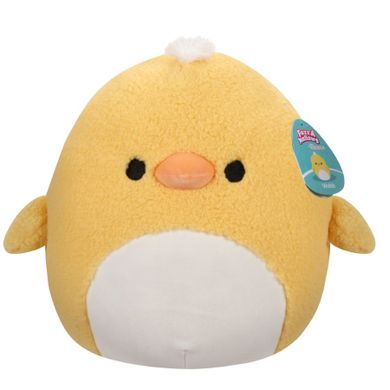 Squishmallows, Fuzzamallows, Yellow Duck, jucarie de plus, 30 cm