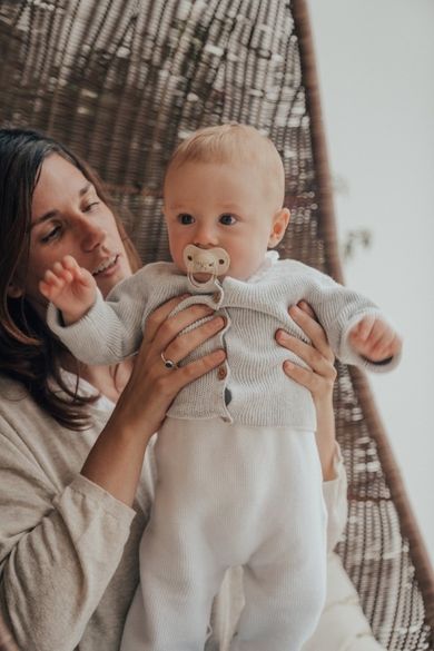 Suavinex, Spread Joy, husa pentru suzeta, bej