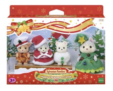 Sylvanian Families, Intalnirea prietenilor de sarbatori, set cu figurine, 5710