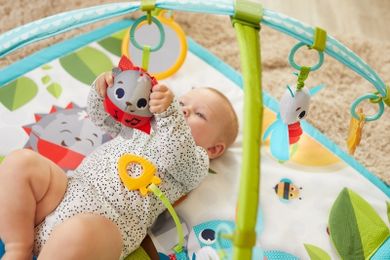 Tiny Love, Zi Insorita, saltea de activitati pentru bebelus, covoras cu arcade