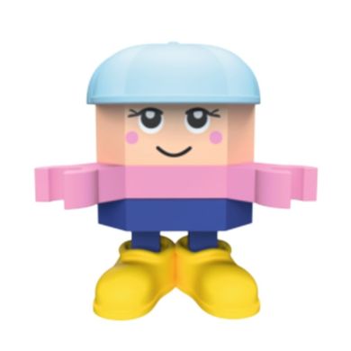 Trefl, Connect, Pocket Girl, Zoe, set de constructie, 35 piese, 61980