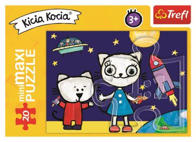 Trefl, In lumea pisicutelor, puzzle mini maxi, 20 elemente, 1 buc.