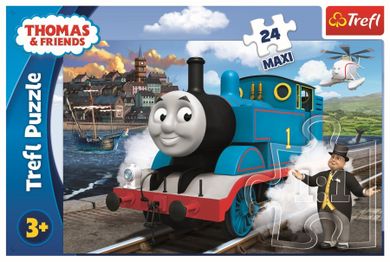 Trefl, Thomas si Prietenii, Maxi, Felicitari cu ziua lui Thomas, puzzle, 24 piese