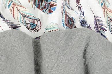 BabyMatex, Muslin Design, halat de baie, 85-85 cm
