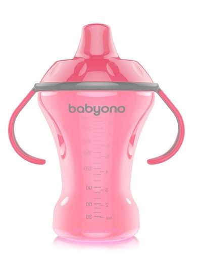 BabyOno, Natural Nursing, cana anticurgere cu cioc tare, 260 ml