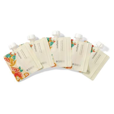 BabyOno, punga alimentara reutilizabila, 150 ml, 5 buc.
