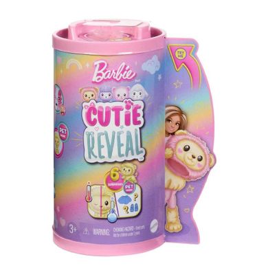 Barbie, Cutie Reveal, papusa Chelsea leu si accesorii