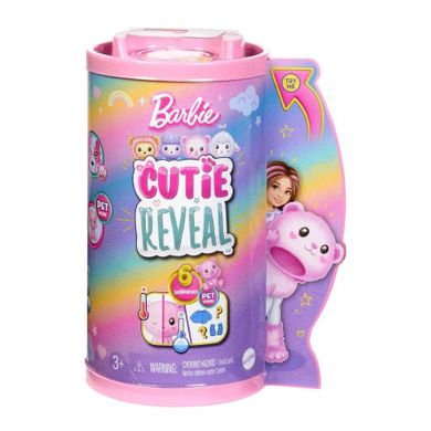Barbie, Cutie Reveal, papusa Chelsea ursulet si accesorii