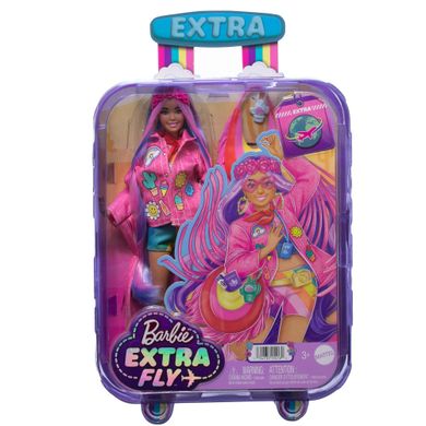 Barbie, Extra Fly, papusa Hippie de plaja cu accesorii