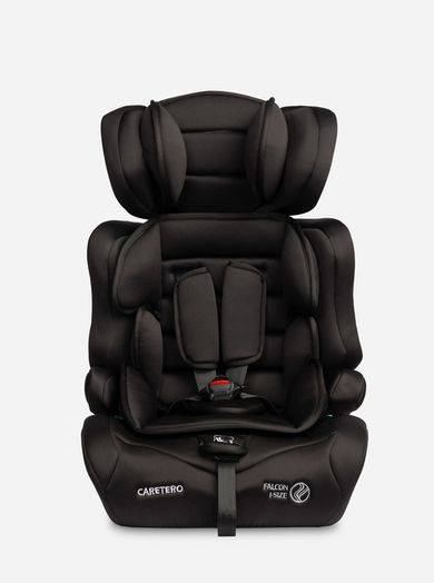 Caretero, Falcon i-Size, scaun auto, negru, 76-150 cm