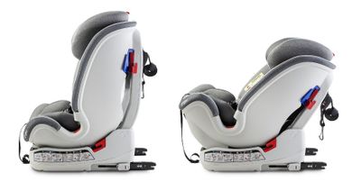 Caretero, Yoga, scaun auto, 0-25 kg, gri