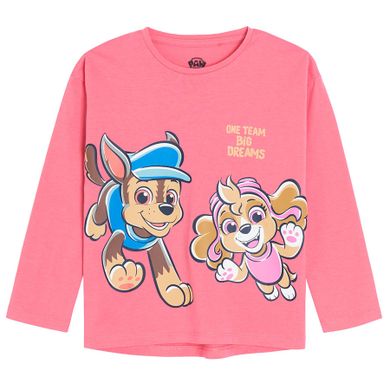 Cool Club, Bluza cu maneca lunga pentru fete, mix, imprimeu Paw Patrol, set, 3 buc.