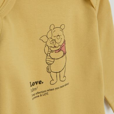 Cool Club, Body cu maneca lunga pentru bebelusi, mix, imprimeu Winnie the Pooh, set, 5 buc.