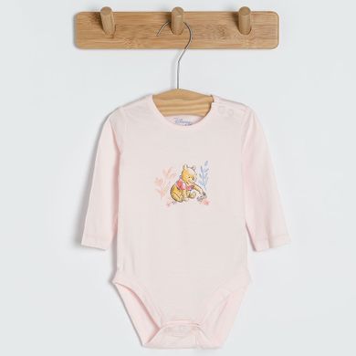 Cool Club, Body cu maneca lunga pentru fete, mix, imprimeu Winnie the Pooh, set, 3 buc.