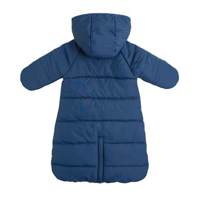 Cool Club, Combinezon de iarna cu gluga pentru bebelusi, culoare bleumarin, imprimeu Winnie the Pooh
