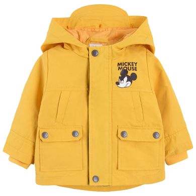 Cool Club, Geaca cu gluga pentru baieti, 3in1, galben-granit, imprimeu Mickey Mouse