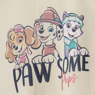 Cool Club, Hanorac pentru fete, cu capse, bluemarin-bej, imprimeu Paw Patrol