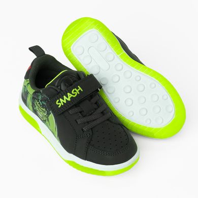 Cool Club, Pantofi sport pentru baieti, gri, imprimeu Marvel Super Heroes