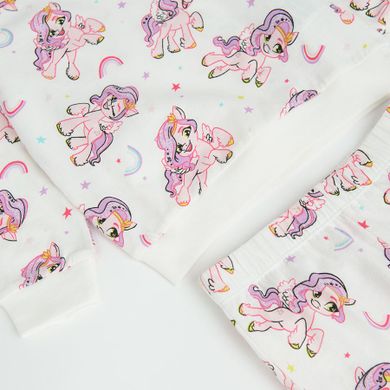 Cool Club, Pijama pentru fete, ecru, imprimeu My Little Pony
