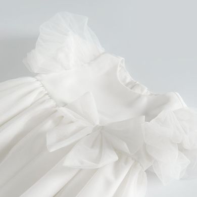 Cool Club, Rochie cu maneca scurta pentru fete, alb