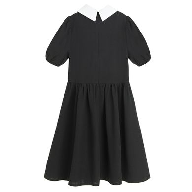Cool Club, Rochie cu maneca scurta pentru fete, negru