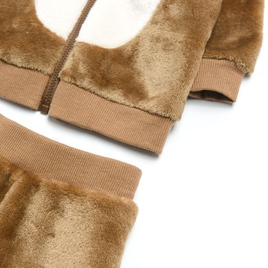 Cool Club, Set pentru bebelusi, Hanorac, Pantaloni cu botosei, maro