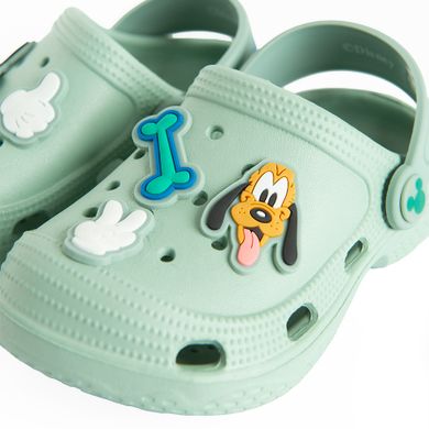 Cool Club, Slapi pentru baieti, verde, imprimeu Mickey Mouse