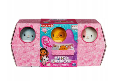 Gabby's Dollhouse, Hamster Kitties, set de mascote, 8 cm
