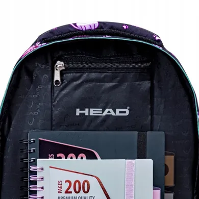 Head, rucsac pentru scoala, cu 3 compartimente, Lovely Kitty