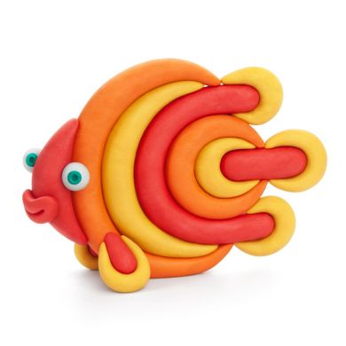 Hey Clay, Ocean, set creativ, 18 cutii de plastilina