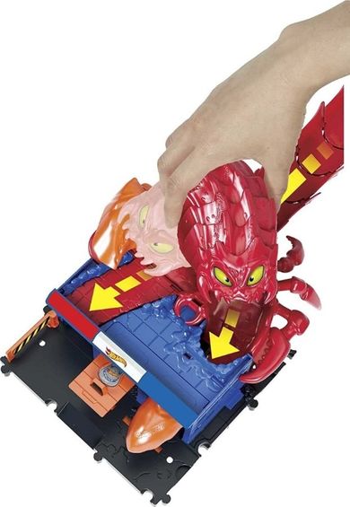 Hot Wheels City, Scorpion Flex Attack, set de joaca cu masina