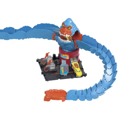 Hot Wheels City, Wreck & Ride Gorilla Attack, set de joaca cu masina