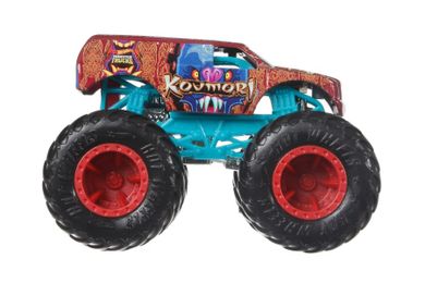 Hot Wheels, Monster Trucks, Demolition Doubles, Raijyu vs Koum, set cu 2 masinute