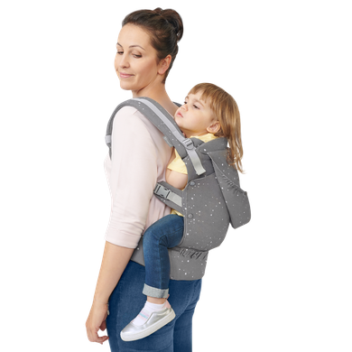 Kinderkraft, Huggy, marsupiu ergonomic, gri