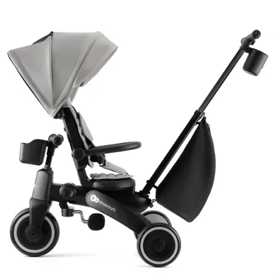 Kinderkraft, Jazz 2, tricicleta multifunctionala 5 in 1, Rocket Grey