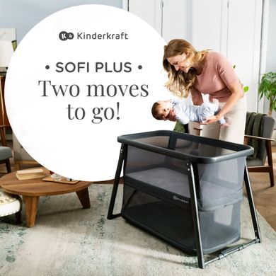 Kinderkraft, Sofi Plus, patut pentru copii, gri