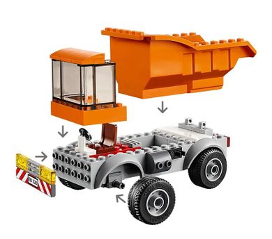 LEGO City Great Vehicles, Camion pentru gunoi, 60220