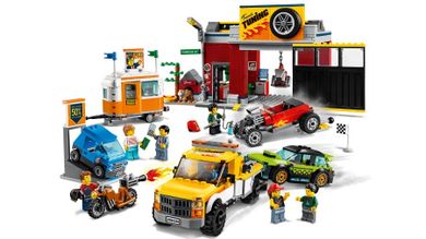 LEGO City Nitro Wheels, Atelier de tuning, 60258