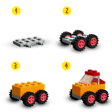 LEGO Classic, Caramizi si roti, 11014