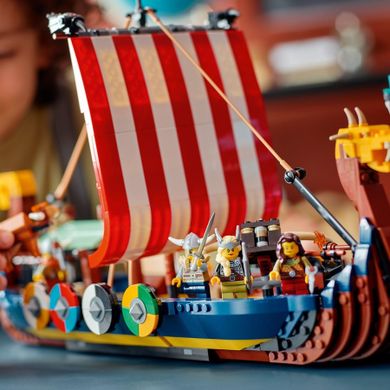 LEGO Creator, Corabia vikinga si sarpele din Midgard, 31132