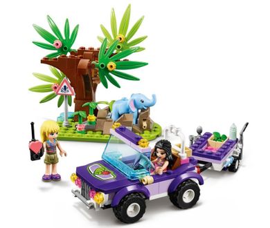 LEGO Friends, Salvarea puiului de elefant din jungla, 41421