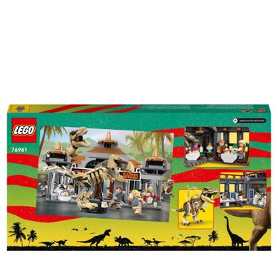 LEGO Jurassic World, Centru pentru turisti: T. rex si raptor la atac, 76961
