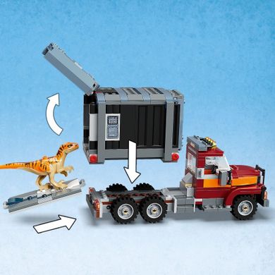 LEGO Jurassic World, Evadarea dinozaurilor T. rex si Atrociraptor, 76948