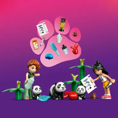 LEGO LEGO Friends, Ingrijirea animalelor de la refugiul pentru panda, 42648